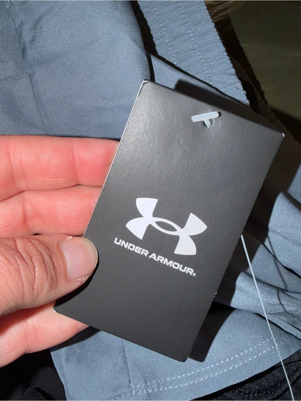 Under Armour Woman’s Size Medium Gray Shorts NWT Milage 5” Loose Lined Pocket